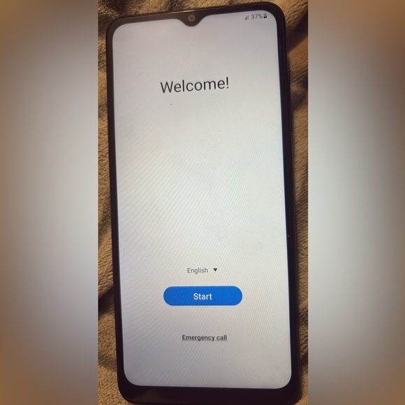 Samsung Smartphone with Black Frame